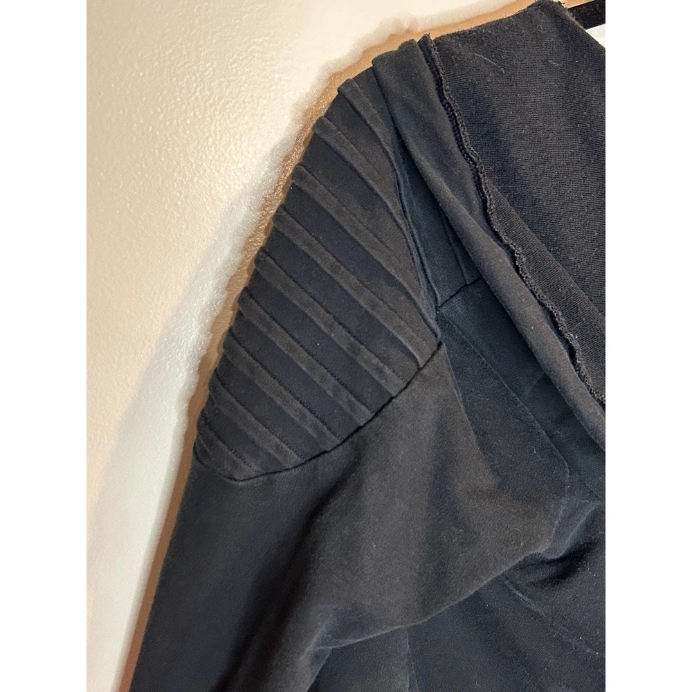 Victoria Sport Black Moto Jacket with Rose Gold Zipper Size Small - Picture 5 of 8